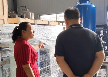 山西客戶來廠參觀